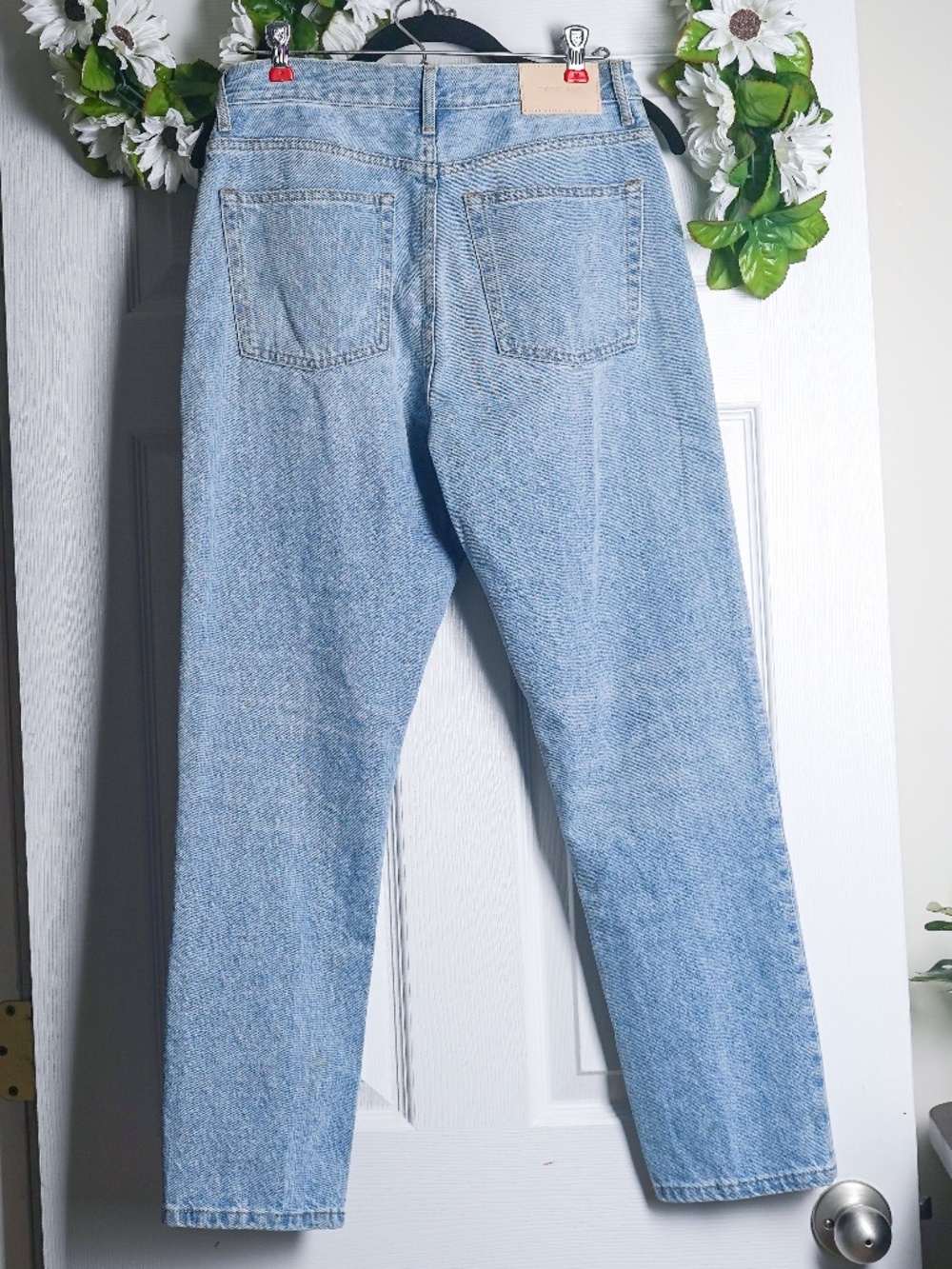Everlane 90s Cheeky Jean Organic Cotton Light Wash Button Fly Straight Leg - Picture 2 of 6
